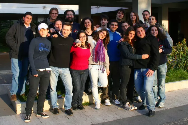 Avec les frères maristes et les jeunes associés, Giugliano in Campagna